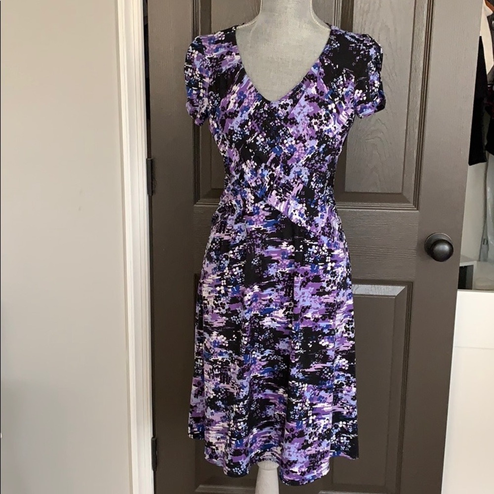 Petite Small Elementz abstract print dress